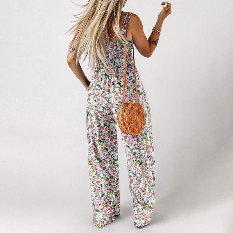 👗 Mono Sin Mangas con Estampado Casual para Mujer – Estilo Fresco y Cómodo para el Verano 🌼🏖️