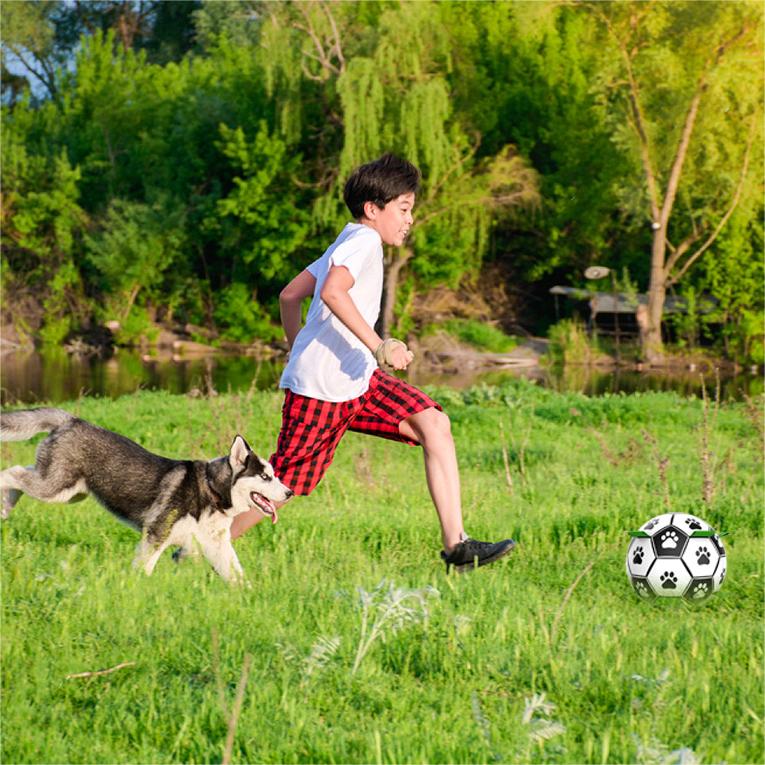 🐕⚽ Juguete de Fútbol Interactivo para Perros – Resistente, Divertido y Perfecto para Jugar al Aire Libre 🎉🐾✨