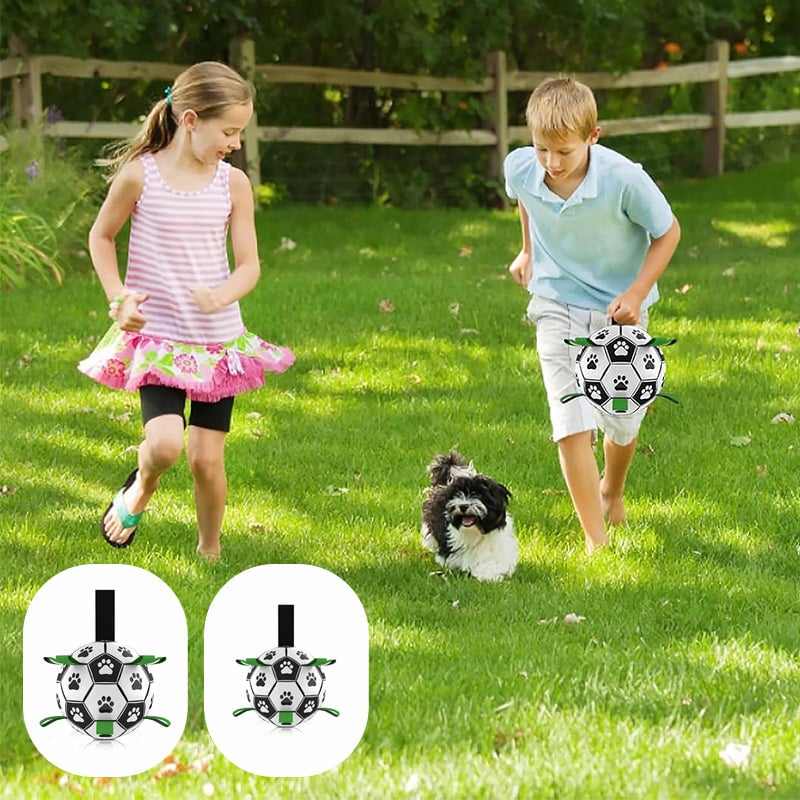 🐕⚽ Juguete de Fútbol Interactivo para Perros – Resistente, Divertido y Perfecto para Jugar al Aire Libre 🎉🐾✨