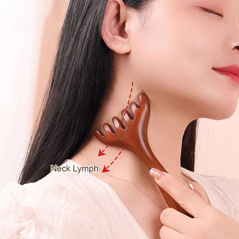 💆‍♀️✨ Peine de Masaje de Seis Garras – Relajación Profunda y Estimulación del Cuero Cabelludo