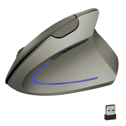 ⏰ÚLTIMO DÍA - 50% de descuento🖱️✨Ratón óptico vertical ergonómico inalámbrico recargable por USB