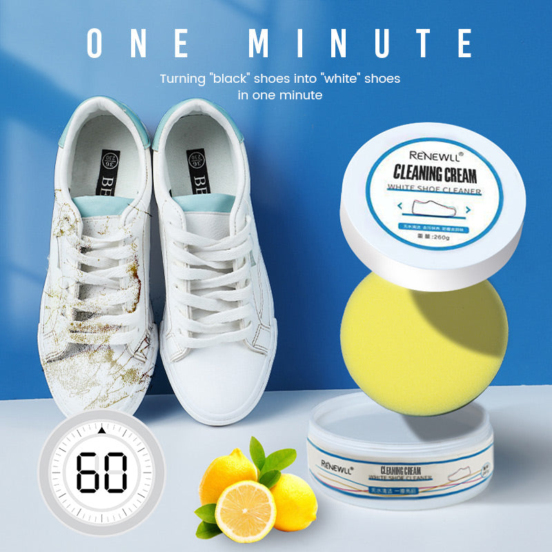 👞 Crema Limpiabotas Blanca – Limpieza y Brillo Profesional para tu Calzado ✨🧼