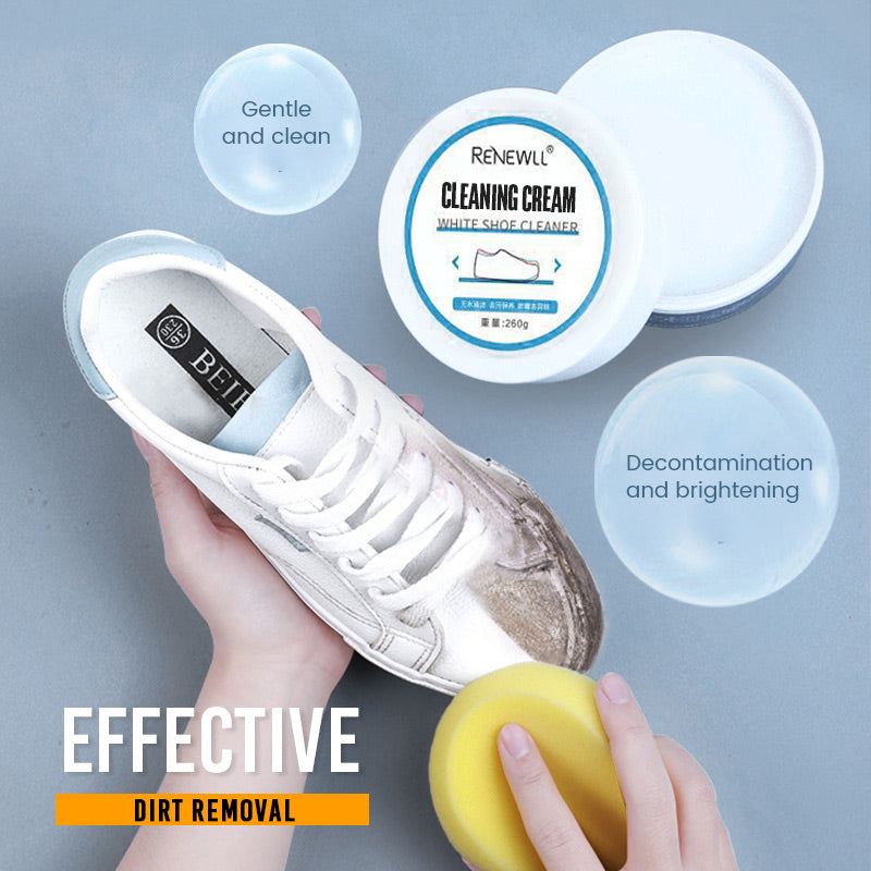 👞 Crema Limpiabotas Blanca – Limpieza y Brillo Profesional para tu Calzado ✨🧼