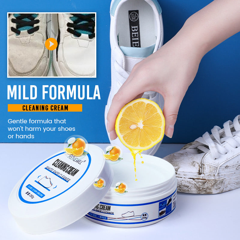 👞 Crema Limpiabotas Blanca – Limpieza y Brillo Profesional para tu Calzado ✨🧼