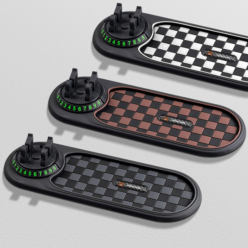 🚗✨ Alfombrilla Antideslizante para Salpicadero con Soporte para Teléfono 📱🔥 ¡Mantén tu coche organizado y tu teléfono siempre a la mano! 🚙💨