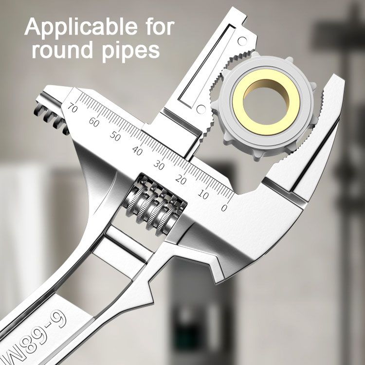 🔥🔧 Llave de Fregadero Reversible – Apertura Ajustable 6-68 mm para Reparaciones Fáciles y Rápidas 🛠️🚰