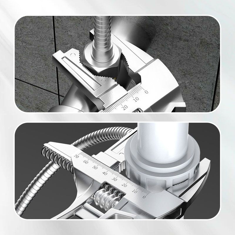 🔥🔧 Llave de Fregadero Reversible – Apertura Ajustable 6-68 mm para Reparaciones Fáciles y Rápidas 🛠️🚰