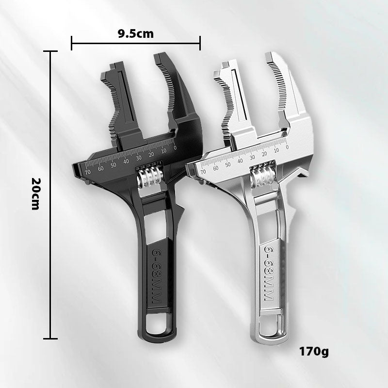 🔥🔧 Llave de Fregadero Reversible – Apertura Ajustable 6-68 mm para Reparaciones Fáciles y Rápidas 🛠️🚰