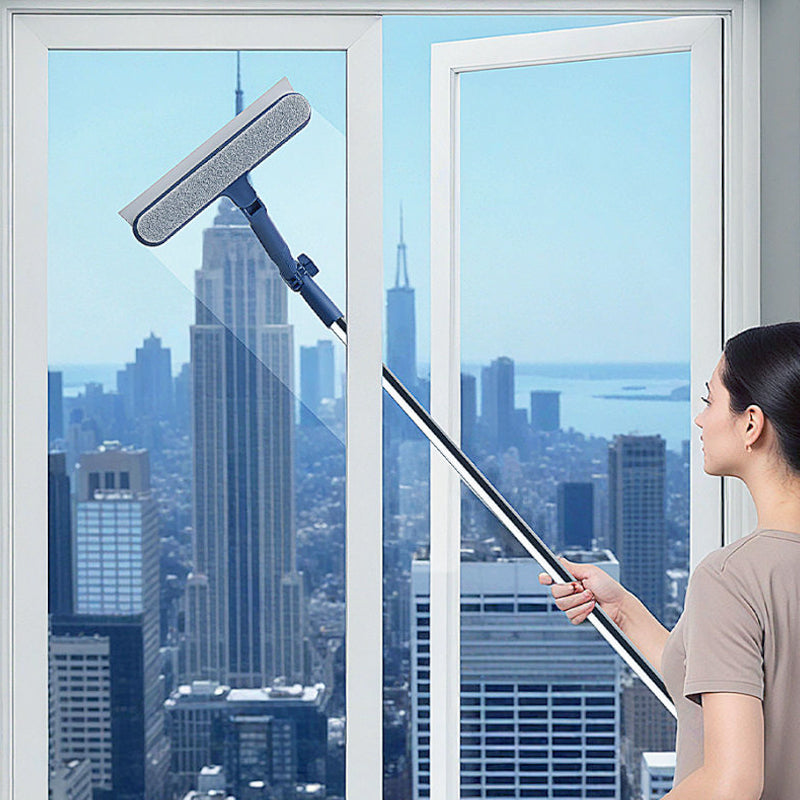 🔥 ¡50% DE DESCUENTO! 🔥 🧽🪟 Estantería Segura para Limpieza de Ventanas en Alturas – Diseño con Ventosas de Alta Sujeción y Escurridor Profesional para Limpieza Fácil y Segura 🏙️✨