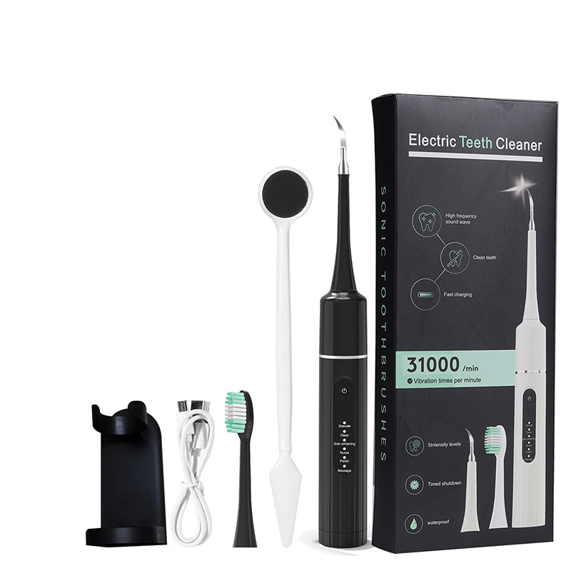 🦷✨ Limpiador Dental Ultrasónico 5 en 1 – 3 Velocidades Ajustables para Limpieza Profunda y Suave 💦📦