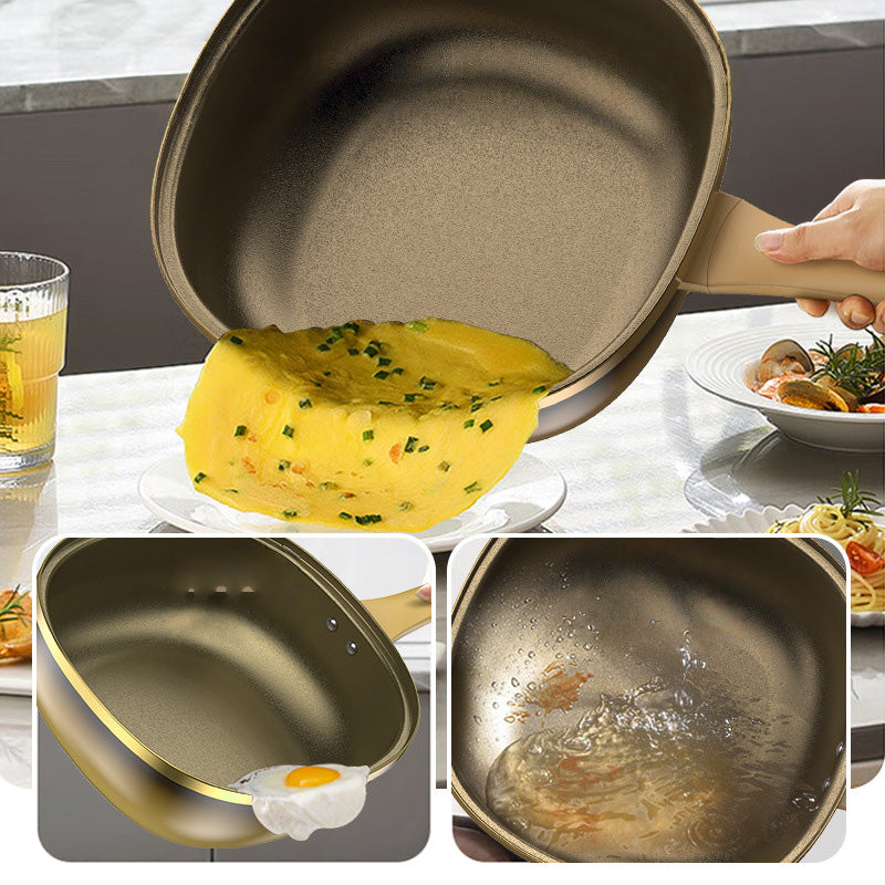 🍳✨ Olla de Aleación de Titanio de 12 Pulgadas – Antiadherente Natural, Libre de Tóxicos, con Tapa Hermética y Apta para Lavavajillas 🔥🍴