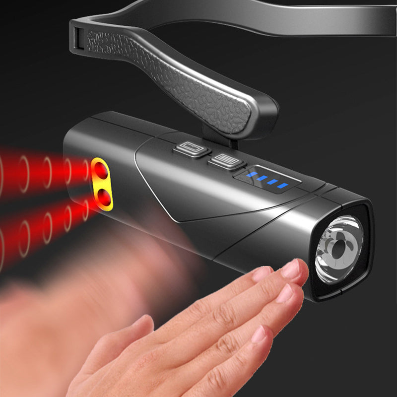 🔥Linterna frontal LED recargable y ligera para llevar en la oreja
