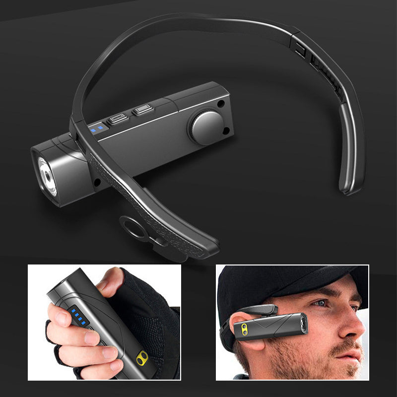 🔥Linterna frontal LED recargable y ligera para llevar en la oreja