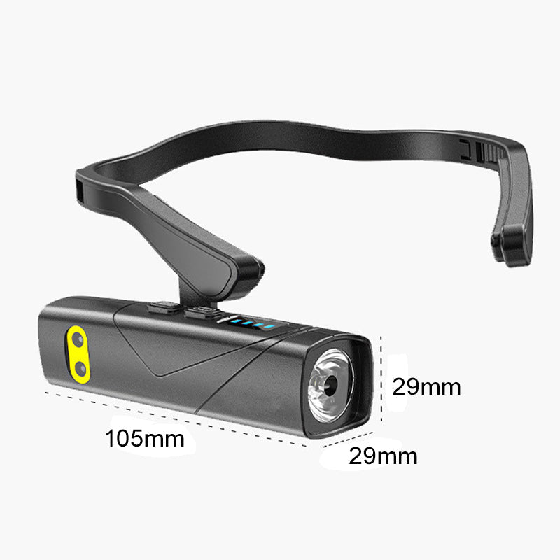 🔥Linterna frontal LED recargable y ligera para llevar en la oreja