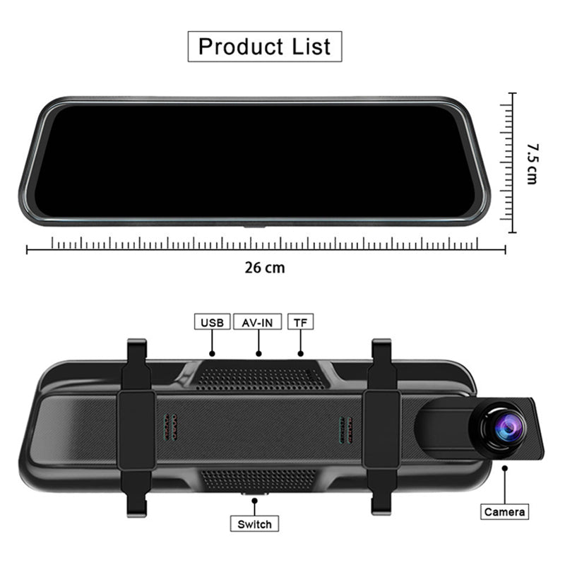 🔥 ¡50% DE DESCUENTO! 🚗📹 Dash Cam con Pantalla Táctil + Cámara Trasera   Conduce Seguro, Graba Todo en HD ✨