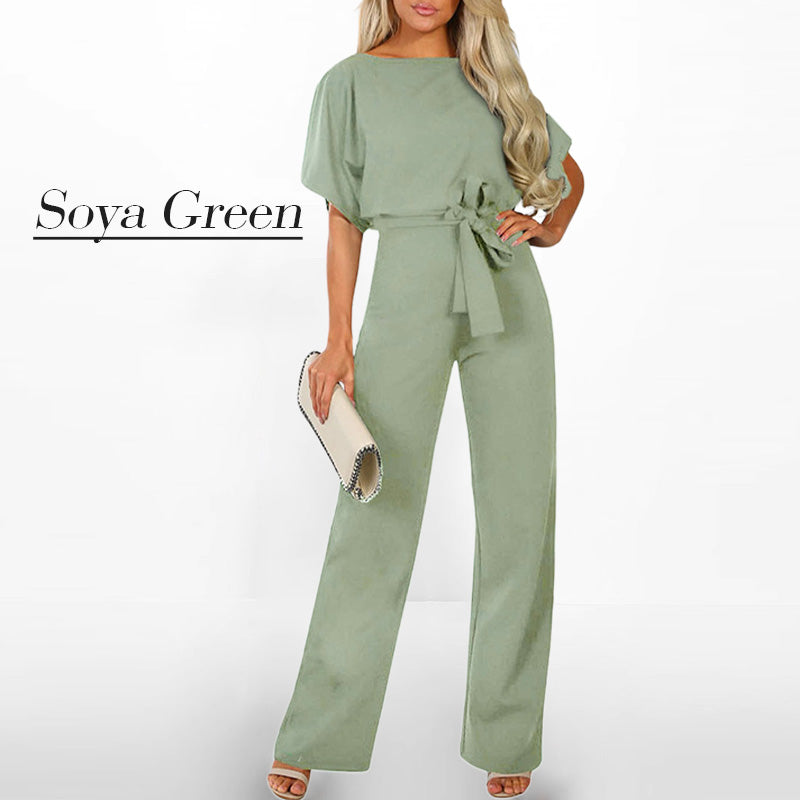 👖✨ Mono de Pierna Ancha y Cintura Alta para Mujer – Elegancia, Comodidad y Estilo Sofisticado para Todo el Día 💃🌸