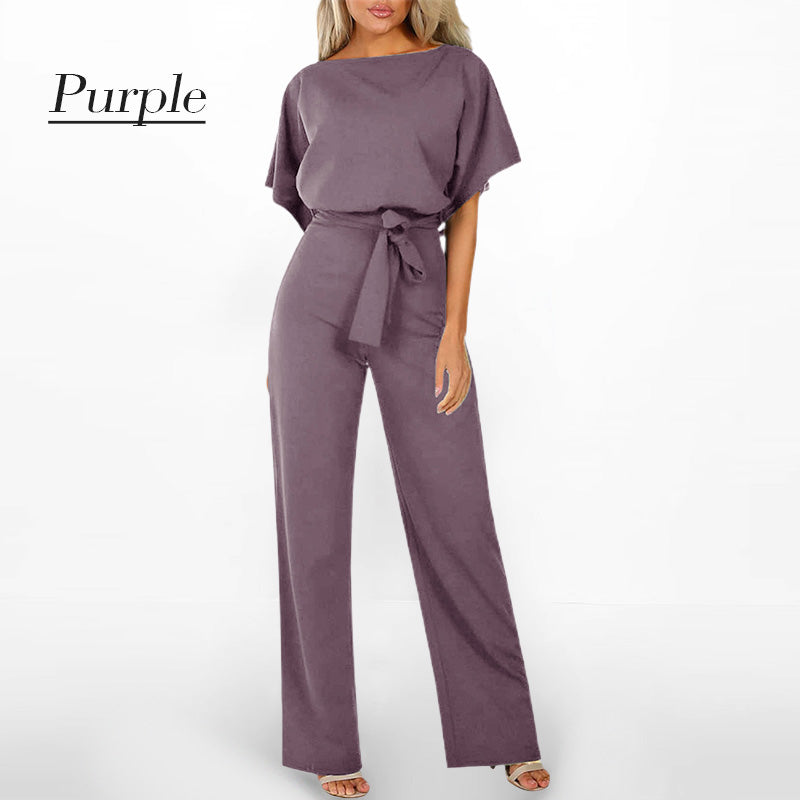 👖✨ Mono de Pierna Ancha y Cintura Alta para Mujer – Elegancia, Comodidad y Estilo Sofisticado para Todo el Día 💃🌸