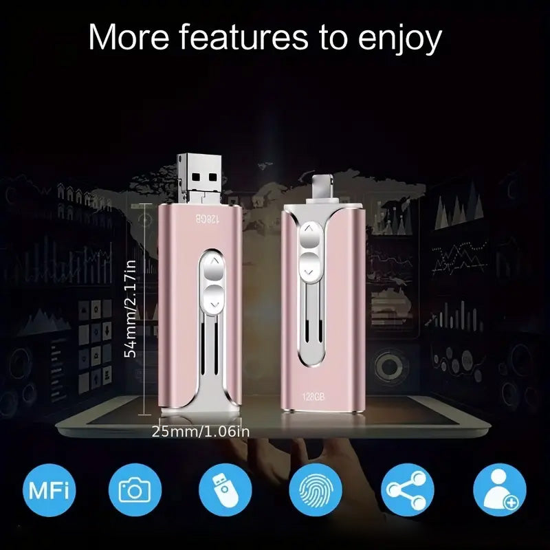 ⏰🔥 ¡50% DE DESCUENTO POR TIEMPO LIMITADO! 💾 Memoria USB Externa – Alta Velocidad, Portátil y Segura ✨💻
