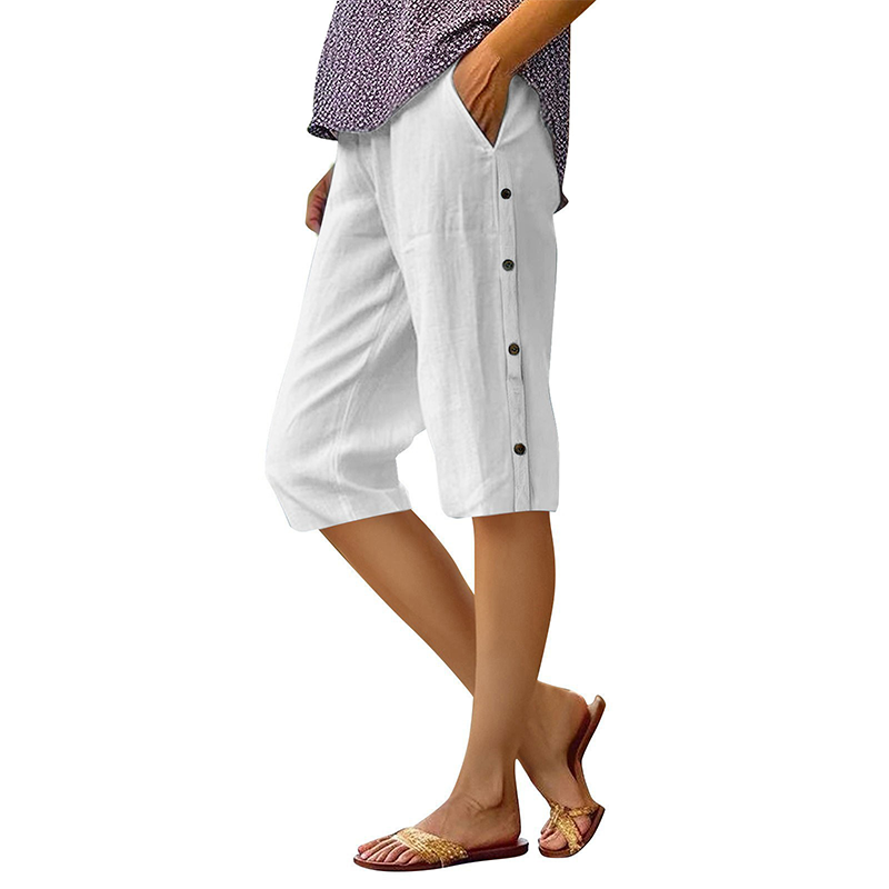 ⏰🔥 ¡50% DE DESCUENTO POR TIEMPO LIMITADO! 🌿👖 Pantalones Capri de Mujer – Suaves, Transpirables y Cómodos para Todo el Día 🌸💖