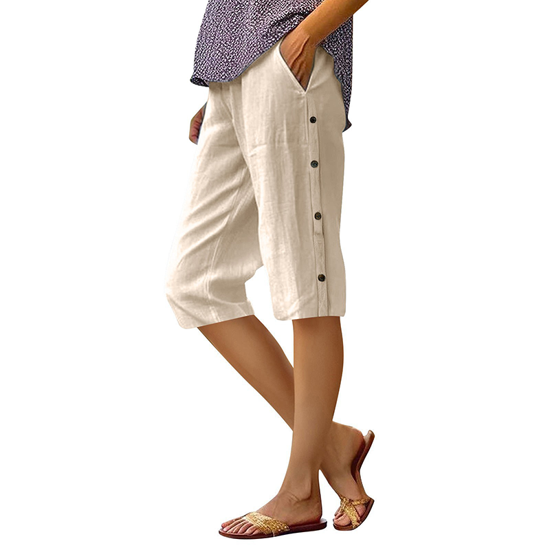 ⏰🔥 ¡50% DE DESCUENTO POR TIEMPO LIMITADO! 🌿👖 Pantalones Capri de Mujer – Suaves, Transpirables y Cómodos para Todo el Día 🌸💖