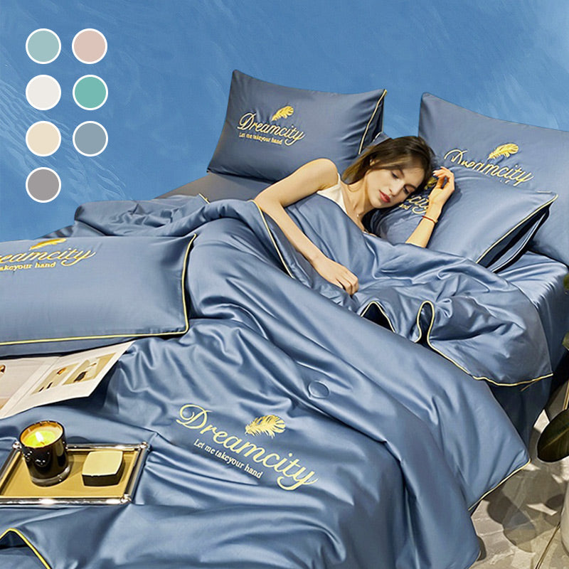 🔥【#1 MÁS VENDIDO】⏳ ¡Adiós al Calor en la Cama! Juego de Cama 4 Piezas – Fresco, Suave y Lavable 2026 ⚡️