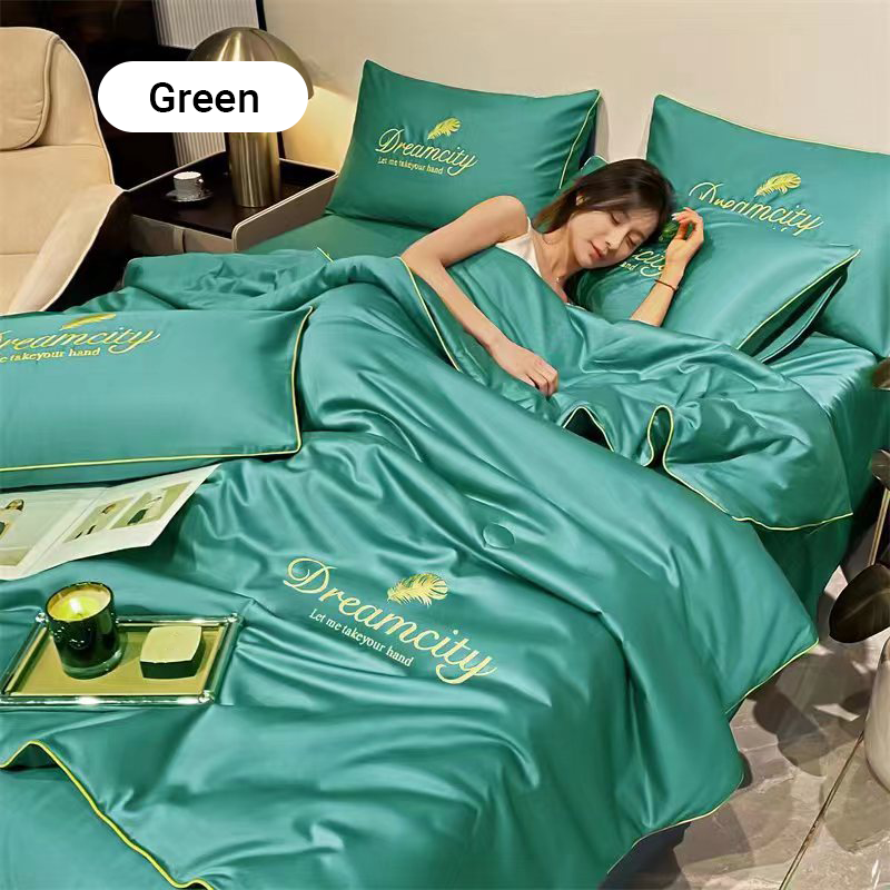🔥【#1 MÁS VENDIDO】⏳ ¡Adiós al Calor en la Cama! Juego de Cama 4 Piezas – Fresco, Suave y Lavable 2026 ⚡️