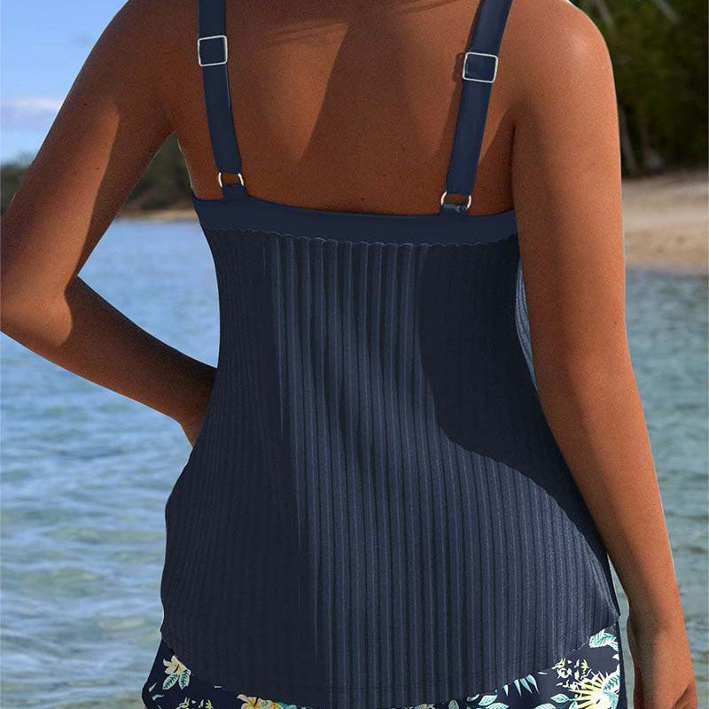 🌞👙 Conjunto de Bañador y Pantalón Corto Estampado – Estilo Fresco y Divertido para Disfrutar del Sol con Comodidad 🏖️🌸