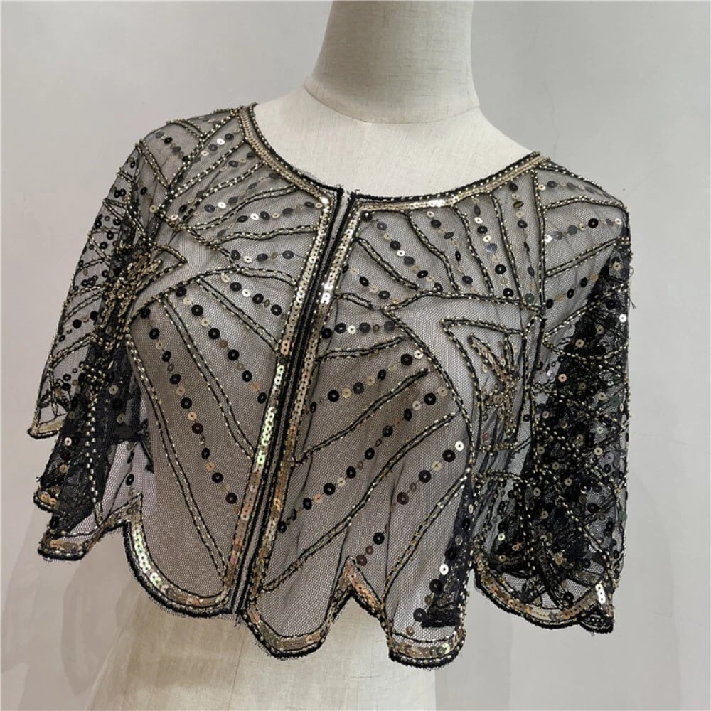 ⏰🔥 ¡50% DE DESCUENTO POR TIEMPO LIMITADO! ✨ Chal Vintage de Encaje con Cuentas – Elegancia y Estilo para Cada Ocasión 💖🌿