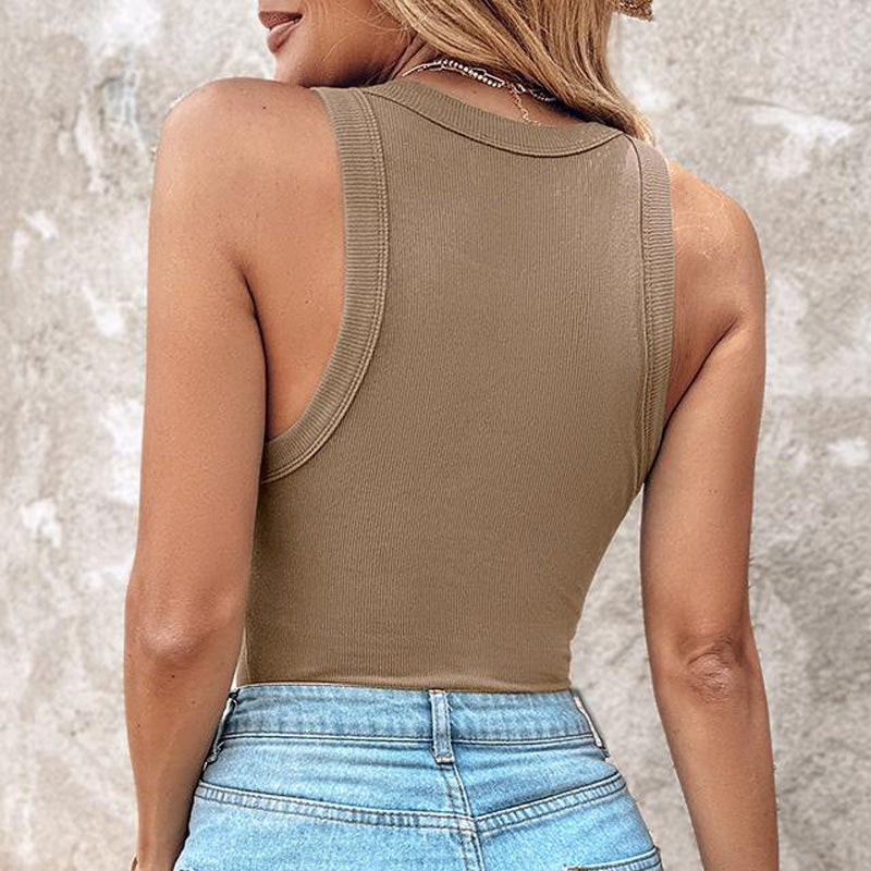 ⏰🔥 ¡Oferta Especial 50% OFF! 👚 Camiseta Sin Mangas con Sujetador – Comodidad y Soporte para Cada Momento ✨💖