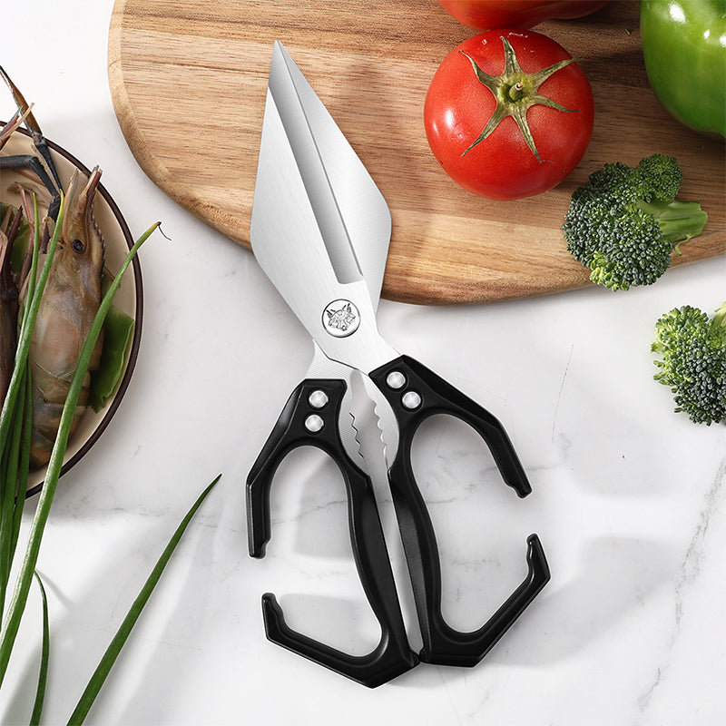 🔥 ¡50% DE DESCUENTO! 🔥 ✂️ Tijeras de Cocina Multifuncionales de Uso Intensivo – Corte Potente, Todo-en-Uno, Resistentes y Prácticas para el Día a Día 🍗🥬🛠️