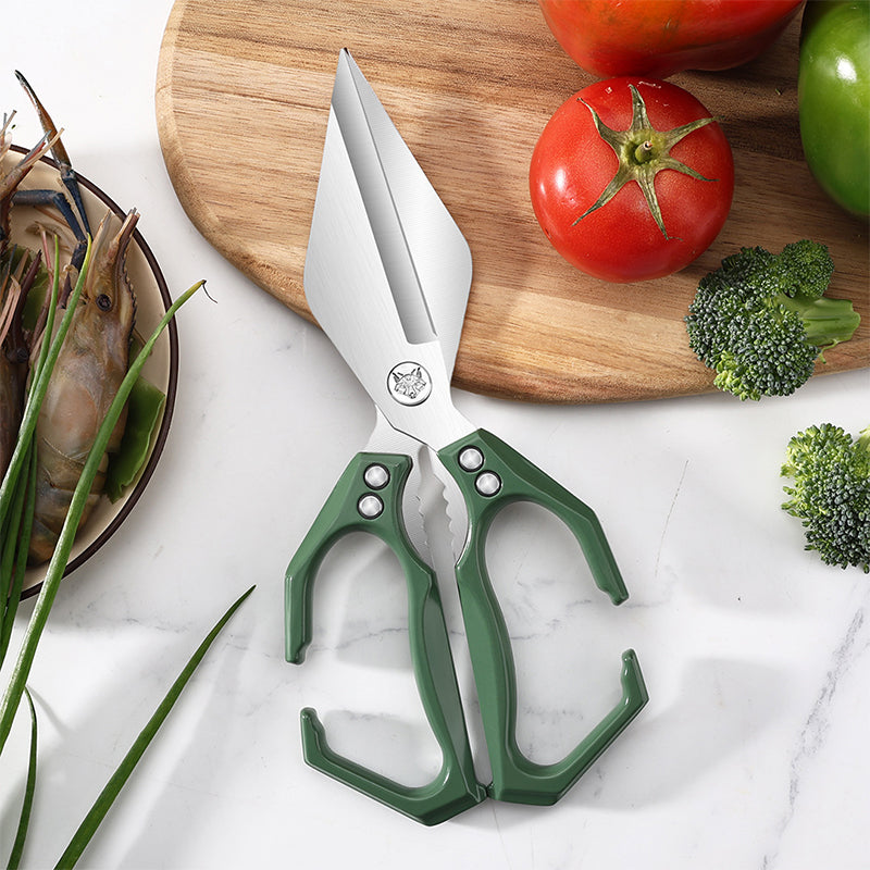🔥 ¡50% DE DESCUENTO! 🔥 ✂️ Tijeras de Cocina Multifuncionales de Uso Intensivo – Corte Potente, Todo-en-Uno, Resistentes y Prácticas para el Día a Día 🍗🥬🛠️