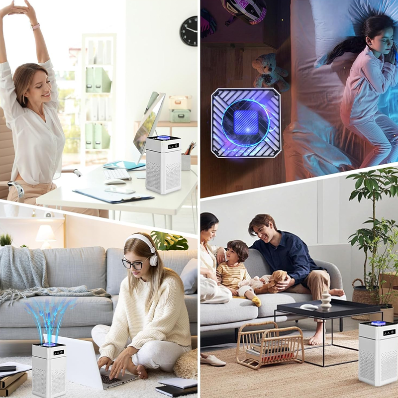 ⏰🔥 ¡Oferta Especial 50% OFF! 🌬️ Purificador de Aire para el Hogar – Respira Aire Limpio y Fresco ✨🏠