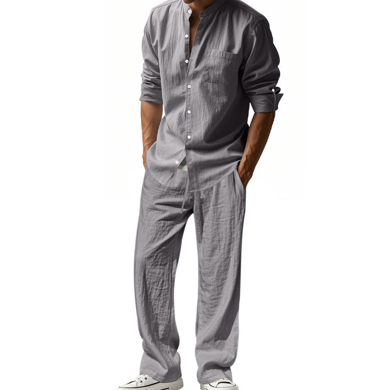 ⏰🔥 ¡50% DE DESCUENTO POR TIEMPO LIMITADO! 👕👖 Set Casual y Transpirable para Hombre – Comodidad y Estilo Todo el Día ✨🌿