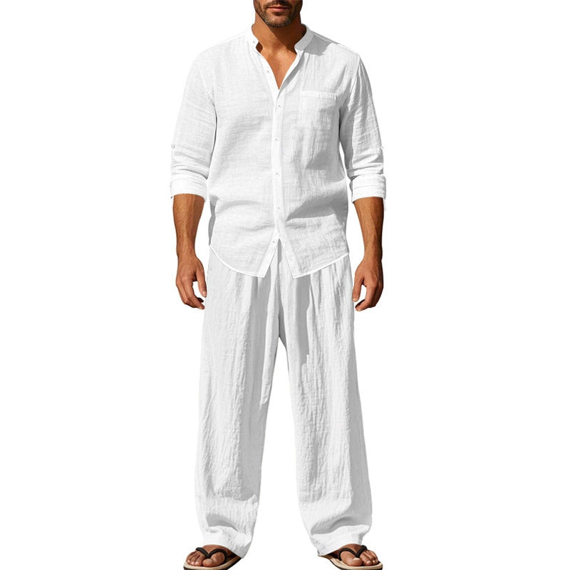 ⏰🔥 ¡50% DE DESCUENTO POR TIEMPO LIMITADO! 👕👖 Set Casual y Transpirable para Hombre – Comodidad y Estilo Todo el Día ✨🌿