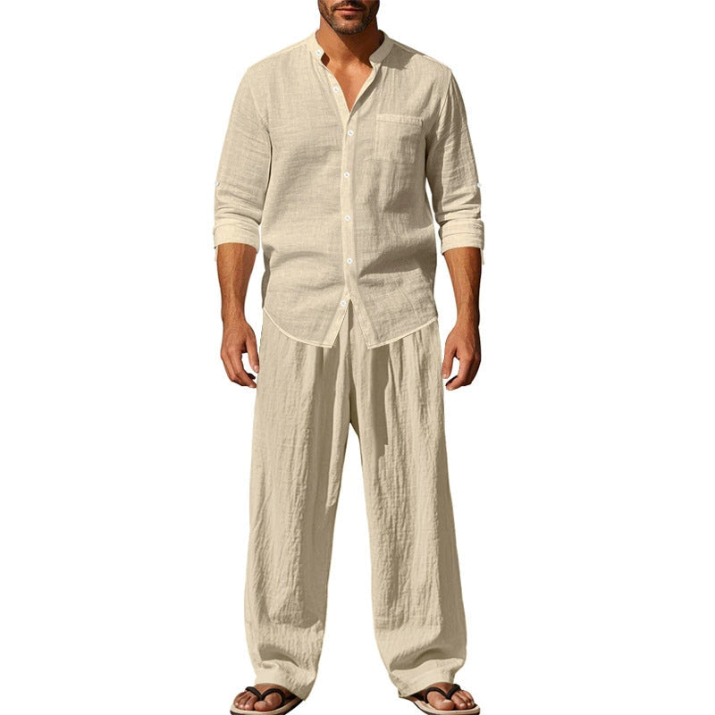 ⏰🔥 ¡50% DE DESCUENTO POR TIEMPO LIMITADO! 👕👖 Set Casual y Transpirable para Hombre – Comodidad y Estilo Todo el Día ✨🌿