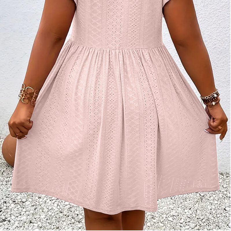 ⏰🔥 ¡50% DE DESCUENTO POR TIEMPO LIMITADO! 👗 Vestido de mujer con escote en V y volantes: favorecedor, tejido suave y perfecto para cualquier ocasión ✨🌸