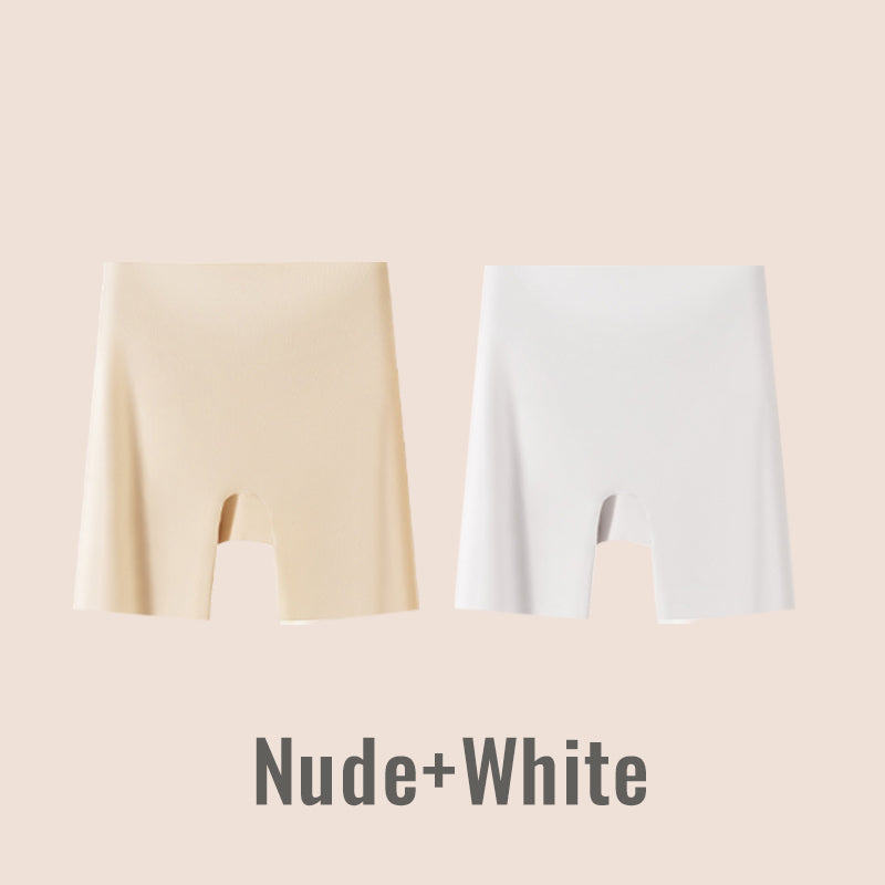 🔥50% de descuento 🔥Ropa interior de seda helada de cintura alta para mujer con control de abdomen y levantamiento de cadera