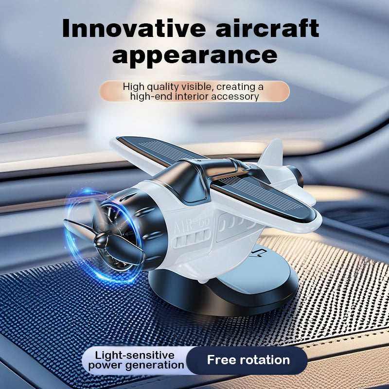💥 ¡50% DE DESCUENTO HOY! Adorno de Avión Solar para Auto – ¡Diversión Interactiva en tu Tablero! ✈️☀️