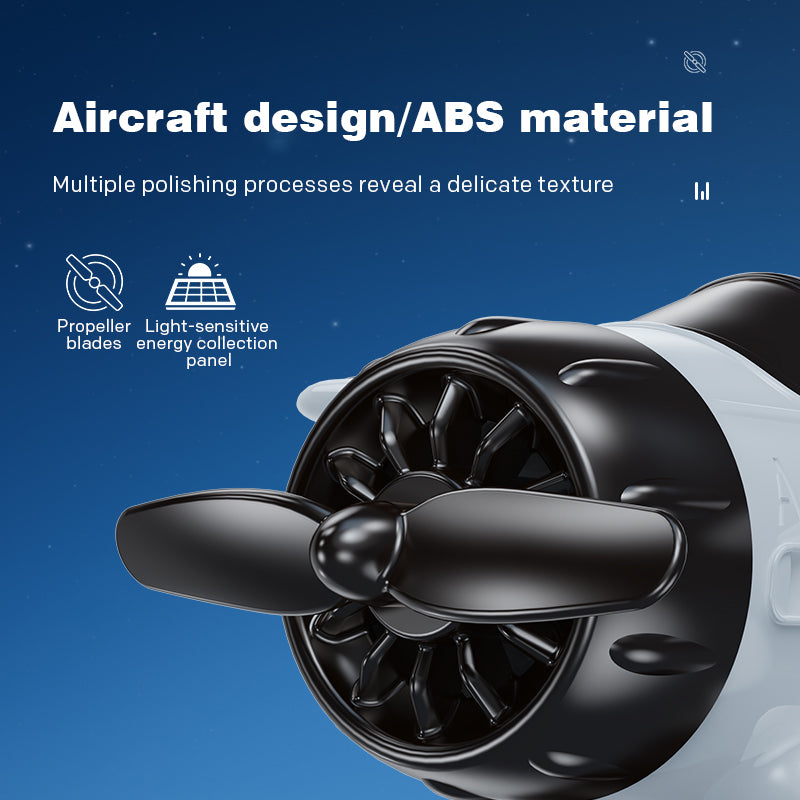 💥 ¡50% DE DESCUENTO HOY! Adorno de Avión Solar para Auto – ¡Diversión Interactiva en tu Tablero! ✈️☀️