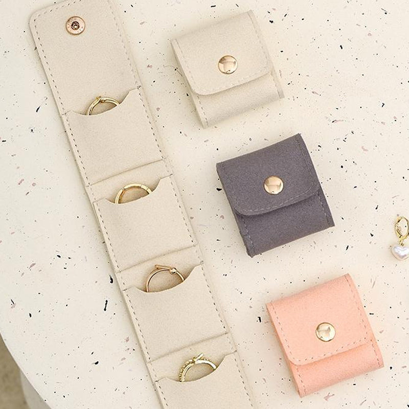 🌸💎 Bolsa de Almacenamiento de Joyas con Compartimento Portátil ✨👜