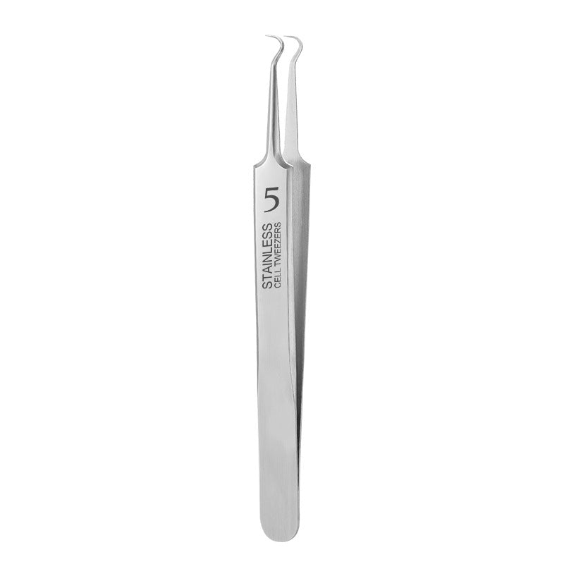 ✨🔥 Pinzas Extractoras de Puntos Negros de Acero Inoxidable 🖤💎 Precisas y seguras para una piel limpia y radiante 🌟🧖‍♀️