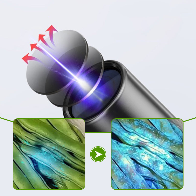 🔦 Linterna UV Negra para Inspección de Vegetales – Revisión Precisa y Eficaz 🌿✨