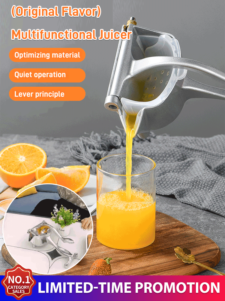 🥳 Exprimidor Manual Doméstico de Aleación de Aluminio – Eficiencia y Durabilidad para Exprimir Frutas con Facilidad 🍊💪