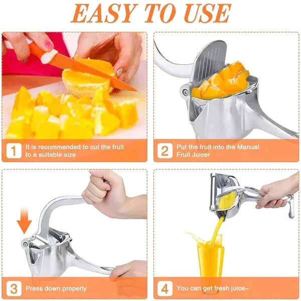 🥳 Exprimidor Manual Doméstico de Aleación de Aluminio – Eficiencia y Durabilidad para Exprimir Frutas con Facilidad 🍊💪