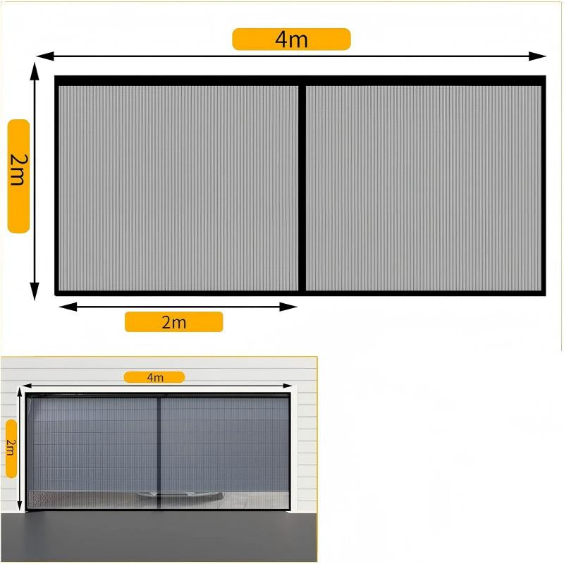 🔥OFERTA ESPECIAL: 50 % DE DESCUENTO🌿 Pack de 2 mosquiteras para puertas de garaje a prueba de insectos🚪 Mantén tu garaje libre de insectosÖ 🐞