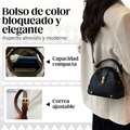 ⏰🔥 ¡50% DE DESCUENTO POR TIEMPO LIMITADO! 👜 Bolso Elegante con Bloques de Color – Estilo Moderno y Sofisticado ✨