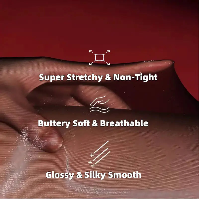 👑✨ Medias Transparentes de Cintura Alta para Mujer – Cómodas,Elegantes 🏆
