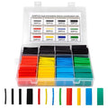 📢 ¡50% DE DESCUENTO AHORA! 🔥 Kit de tubos termorretráctiles: 580 piezas con estuche, relación 3:1, sellado impermeable y reparación rápida de aislamiento 🛠️🔧