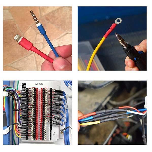 📢 ¡50% DE DESCUENTO AHORA! 🔥 Kit de tubos termorretráctiles: 580 piezas con estuche, relación 3:1, sellado impermeable y reparación rápida de aislamiento 🛠️🔧