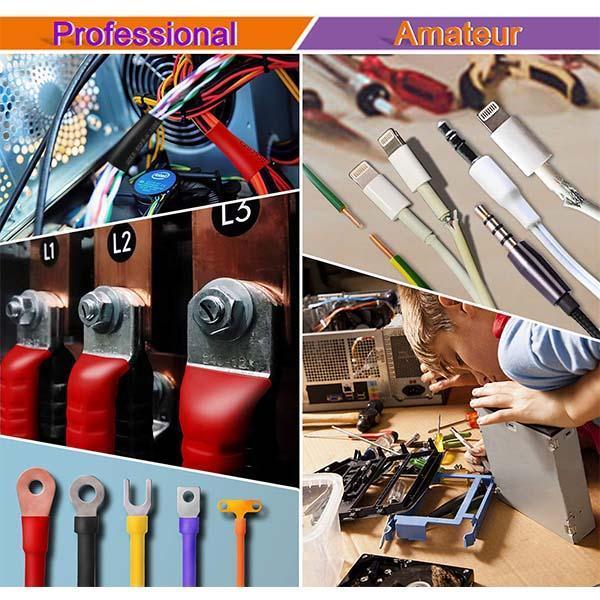 📢 ¡50% DE DESCUENTO AHORA! 🔥 Kit de tubos termorretráctiles: 580 piezas con estuche, relación 3:1, sellado impermeable y reparación rápida de aislamiento 🛠️🔧